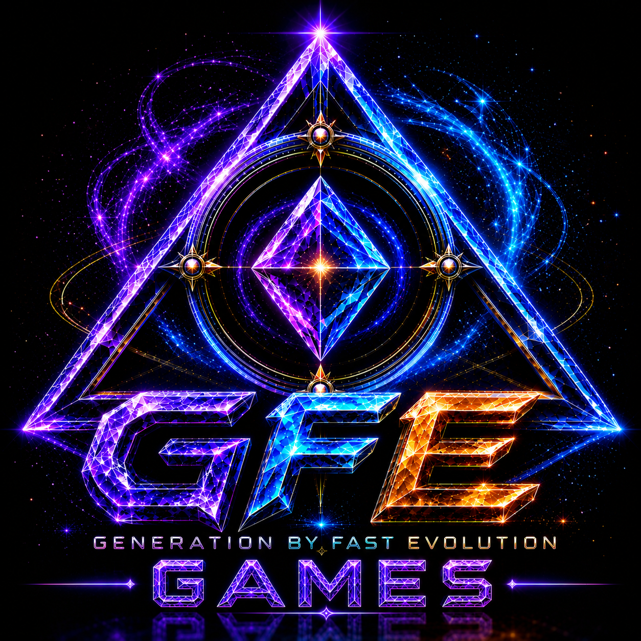 Logo GFE Games — Generation by Fast Evolution